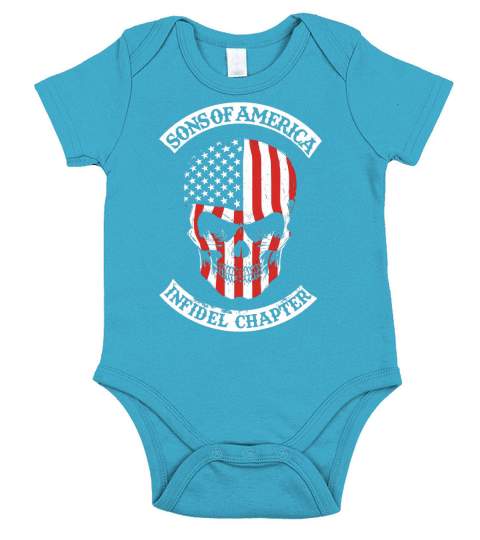Sons of America - Infidel Chapter Short Sleeve Baby One-Piece