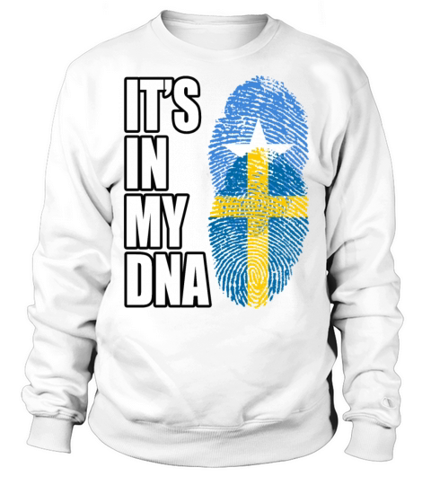 Somali And Swedish Vintage Heritage DNA Flag Sweatshirt Unisex