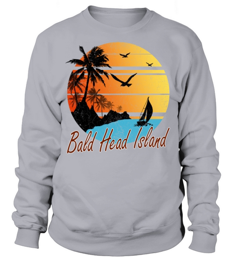 Vintage Bald Head Island Beach Summer Gift 2020 Sweatshirt Unisex