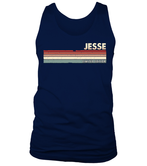 Jesse Funny Retro Vintage Name surname 80s 90s Tank Top Unisex
