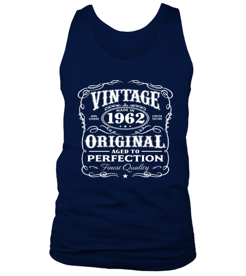 Vintage Made In 1962 T-Shirt 56th Birthday Gift Tank Top Unisex