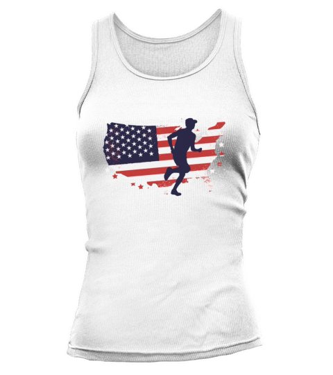 American flag Ultra run Tank top Woman