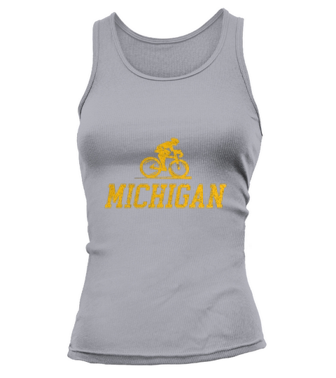 Michigan Retro Bike T-Shirt Tank top Woman