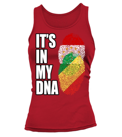 Tajikistani And Congolese Republic Vintage Heritag Tank top Woman