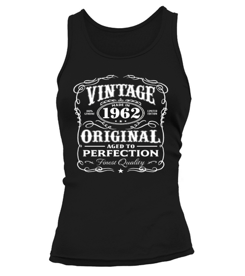 Vintage Made In 1962 T-Shirt 56th Birthday Gift Tank top Woman
