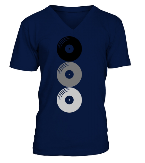 Records 3 vinyl V-Neck T-shirt