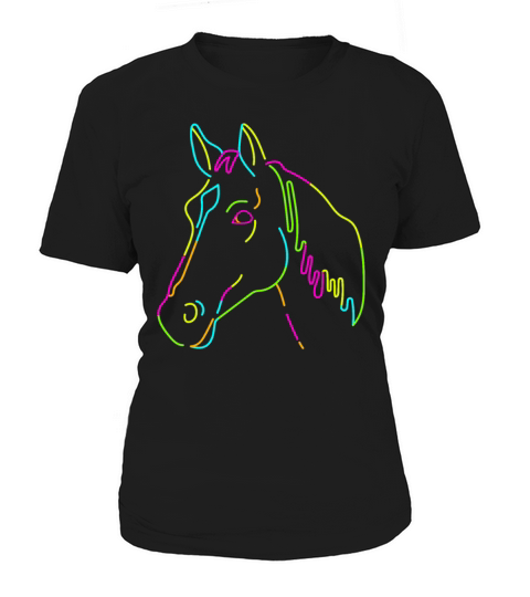Girls Horse Riding Shirt Vintage Retro Women's T-Shirt