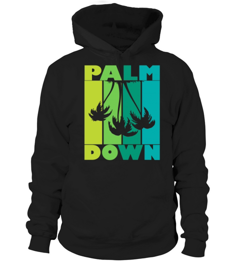 palm down vintage sunset Hoodie Unisex