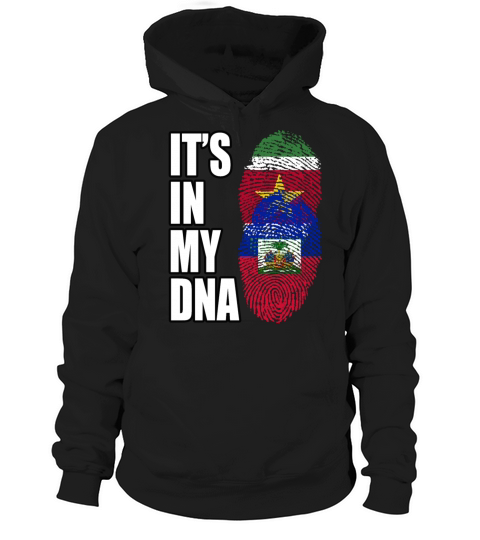 Surinamese And Haitian Vintage Heritage DNA Flag Hoodie Unisex