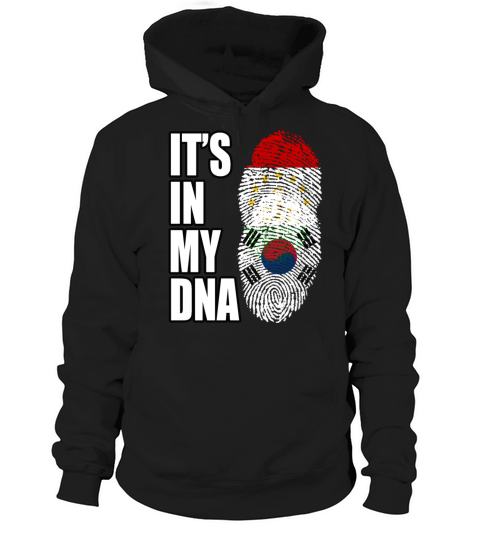 Tajikistani And South Korean Vintage Heritage DNA Hoodie Unisex