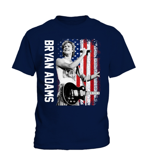 Discover Cool Bryan Adams American Flag Kids T-Shirt