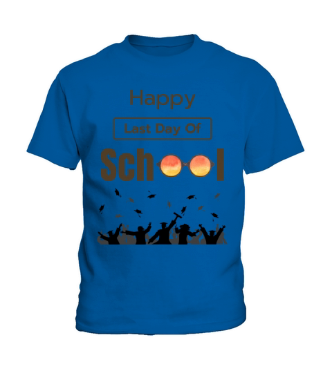 Happy Last Day Of School Hello Summer Students Kids T-Shirt