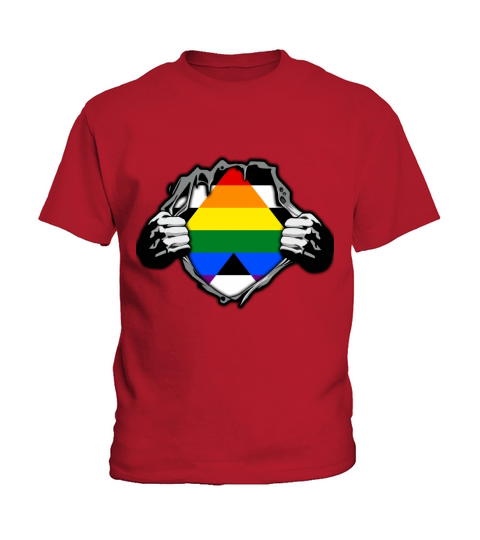 Straight Ally Pride Flag Inside 2020 Kids T-Shirt