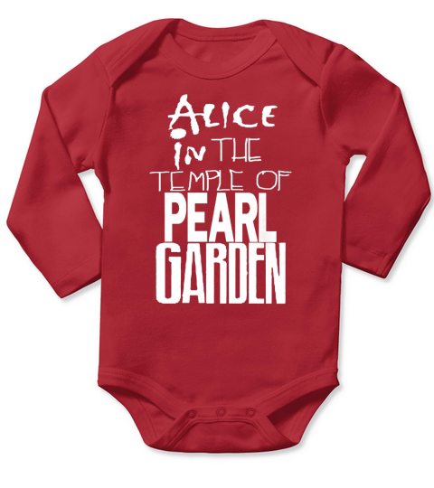 ALICE IN THE TEMPLE OF PEARL GARDEN Long Sleeve Baby One-Piece