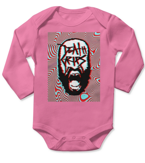 Death Grips - Vaporwave Long Sleeve Baby One-Piece
