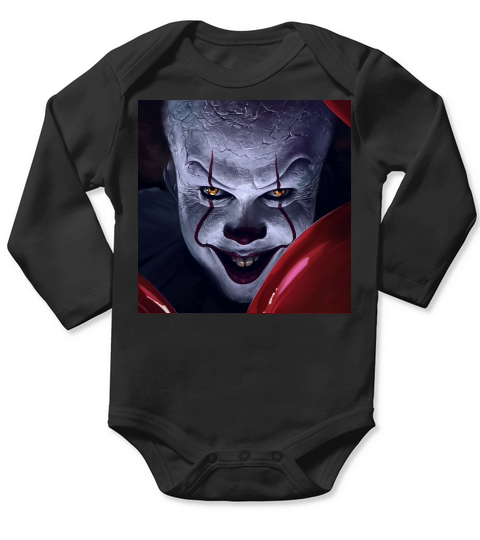 It Movie Creepy Pennywise Bedding Sets (Duvet Cover + Bed Sheet + 2 Pillowcases) Bmo054885 Long Sleeve Baby One-Piece