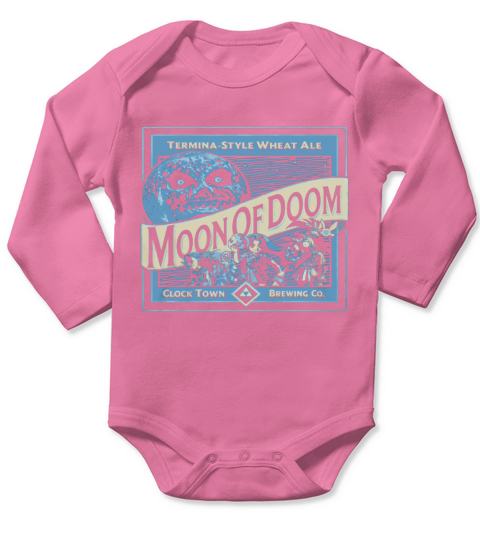 Moon Of Doom Ale Long Sleeve Baby One-Piece