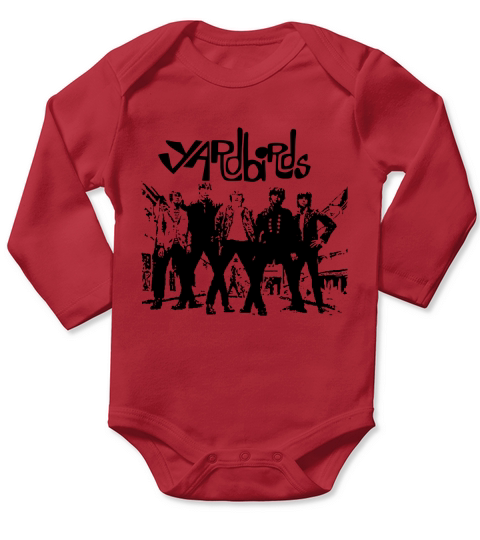 The Yardbirds Band Tshirt Long Sleeve Baby One-Piece