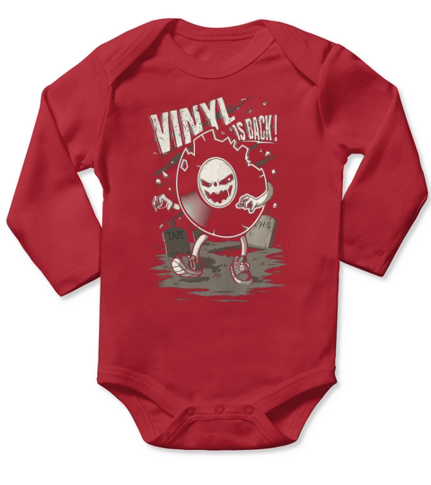 Vinyl ist zurück Long Sleeve Baby One-Piece