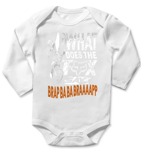 What Does The Fox Say Long Sleeve Baby One-Piece