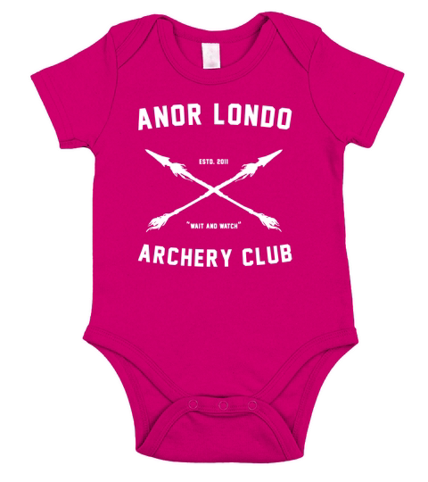 ANOR LONDO-ARCHERY CLUB shirt Short Sleeve Baby One-Piece
