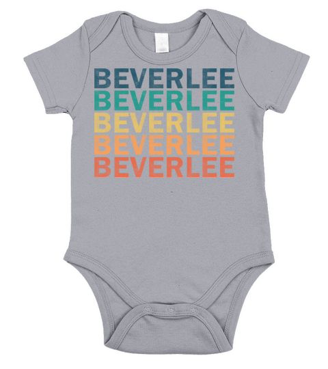 Beverlee Name T Shirt - Beverlee Vintage Retro Nam Short Sleeve Baby One-Piece
