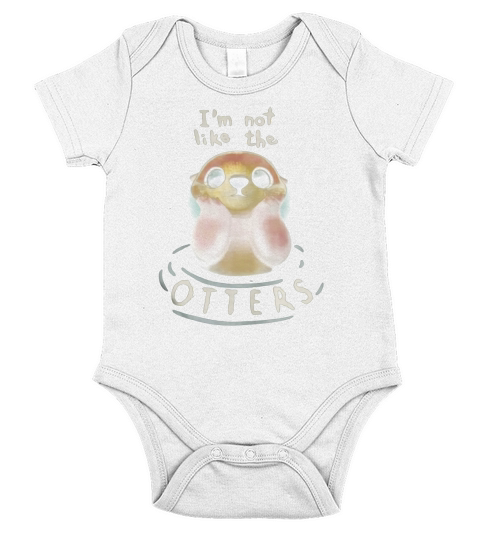 Im Not Like The Otters Short Sleeve Baby One-Piece