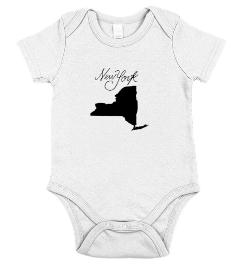 NEW YORK STATE Short Sleeve Baby One-Piece