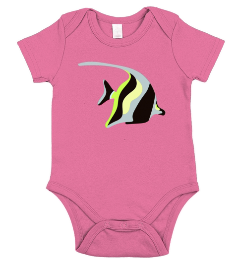 Ocean creatures  09 Short Sleeve Baby One-Piece