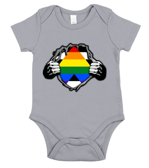 Straight Ally Pride Flag Inside 2020 Short Sleeve Baby One-Piece