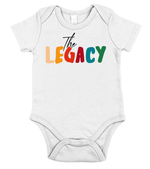 The Legend The Legacy Fathers Day Short Sleeve Baby One-Piece