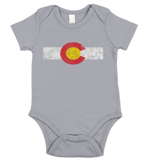 Vintage Colorado Shirt Shirt LIMTED EDITION Short Sleeve Baby One-Piece