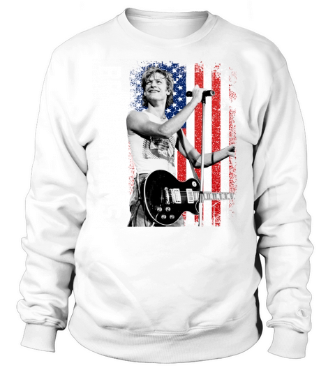 Discover Cool Bryan Adams American Flag Sweatshirt Unisex