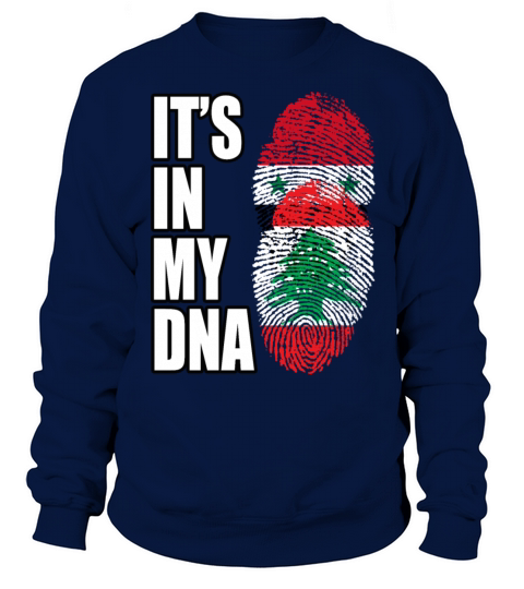 Syrian And Lebanese Vintage Heritage DNA Flag Sweatshirt Unisex