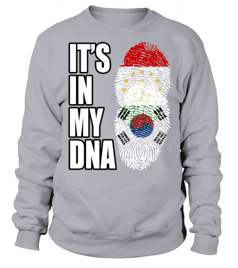 Tajikistani And South Korean Vintage Heritage DNA Sweatshirt Unisex
