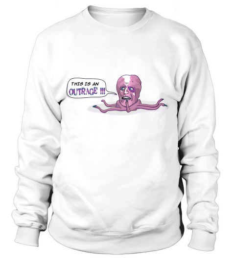 The Mighty Boosh -this Is An Outrage Sweatshirt Unisex