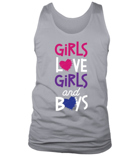 Bisexual Bi Pride Flag Girls Love Tank Top Unisex