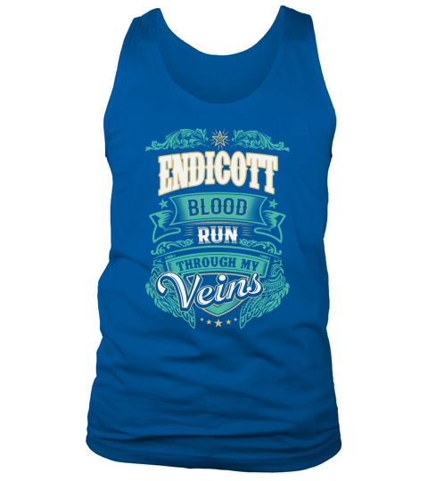 ENDICOTT Blood Run Through My Veins Tank Top Unisex