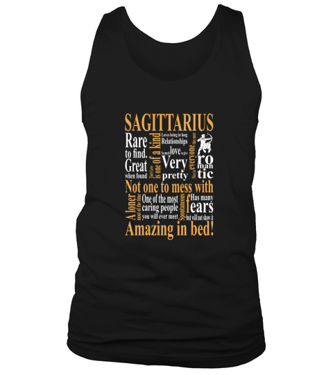 Sagittarius Amazing In Bed  Mens TShirt Tank Top Unisex
