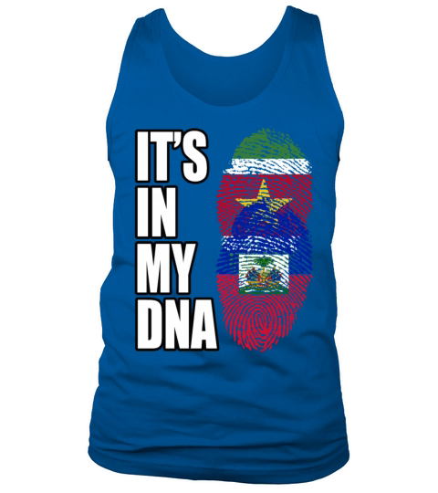 Surinamese And Haitian Vintage Heritage DNA Flag Tank Top Unisex