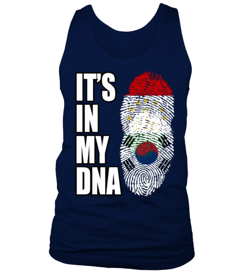Tajikistani And South Korean Vintage Heritage DNA Tank Top Unisex