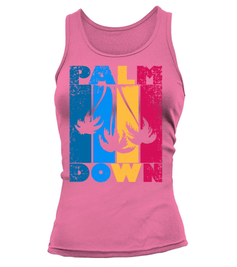 palm down vintage sunset Tank top Woman
