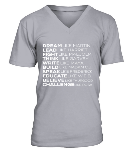 BLACK POWER BLACK HISTORY PANTHERS EXCELLENCE LIVES MATTER V-Neck T-shirt