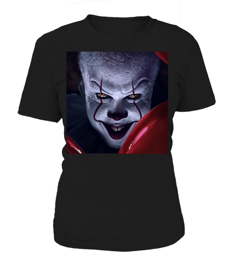 It Movie Creepy Pennywise Bedding Sets (Duvet Cover + Bed Sheet + 2 Pillowcases) Bmo054885 Women's T-Shirt