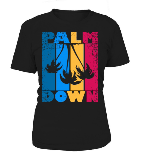 palm down vintage sunset Women's T-Shirt