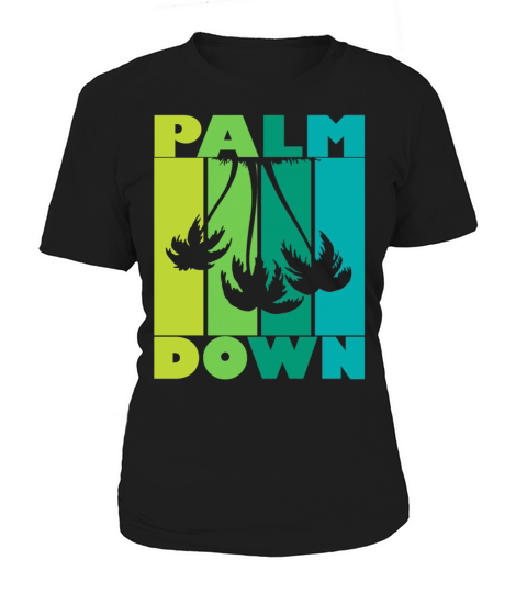 palm down vintage sunset Women's T-Shirt
