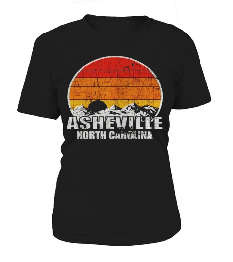 Retro Asheville North Carolina T-Shirt Women's T-Shirt