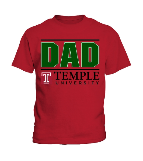 Temple University Proud Dad Parents Day 2020 Kids T-Shirt