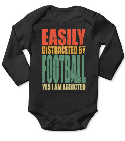 Football Saying Funny Long Sleeve Baby One-Piece