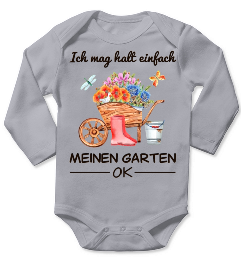 Garden Gardener Hobby Gardener Saying Gift Long Sleeve Baby One-Piece